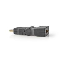 Nedis HDMI-Adapter | HDMI | HDMI Female | Zwenken | 1 stuks - CVGP34905BK CVGP34905BK - thumbnail