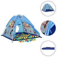 VidaXL Kinderspeeltent 120x120x90 cm blauw - thumbnail