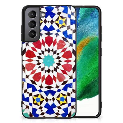 Samsung Galaxy S21FE Marmeren Print Telefoonhoesje Mozaïek Samsung Galaxy S21FE Marmeren Print Telefoonhoesje Mozaïek