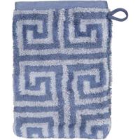 Cawö Cawo Noblesse Elegance Allover print Washandje 16/22 nachtblauw - thumbnail