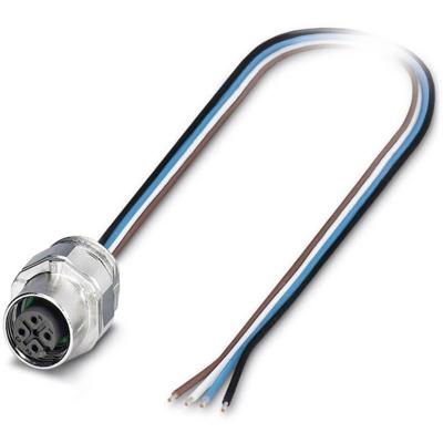 Phoenix Contact 1523447 Sensor/actuator inbouwconnector M12 Aantal polen (sensoren): 4 Bus, inbouw 0.50 m 1 stuk(s)