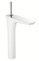 Hansgrohe PuraVida wastafelkraan verhoogd met push open garnituur chroom 15072000 - thumbnail