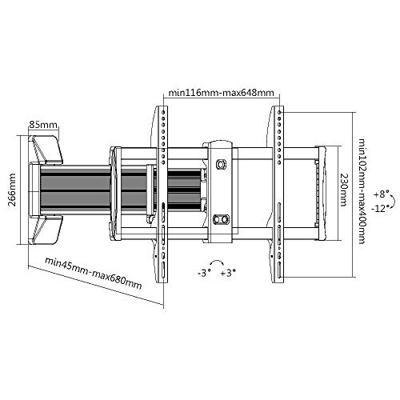 My Wall HL21L TV-beugel Uittrekbaar, Kantelbaar, Zwenkbaar, Variabele afstand tot de muur 81,3 cm (32) - 177,8 cm (70) Uittrekbaar, Kantelbaar en zwenkbaar, My Wall HL21L TV-beugel Uittrekbaar, Kantelbaar, Zwenkbaar, Variabele afstand tot de muur 81,3 cm (32) - 177,8 cm (70) Uittrekbaar, Kantelbaar en zwenkbaar,