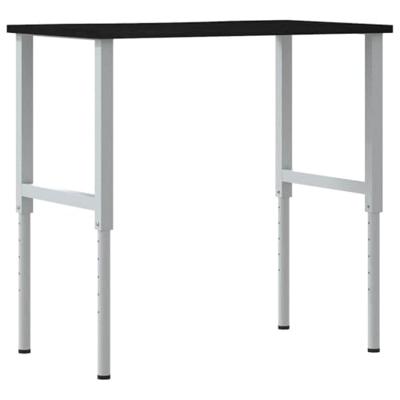 Werkbank 100x60x(71,5-98) cm eikenhout donkerbruin