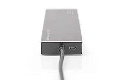 Digitus DA-70241-1 DA-70241-1 USB-hub 7 poorten USB-A USB 3.0 5 GBit/s Met aluminium behuizing Zwart Digitus DA-70241-1 DA-70241-1 USB-hub 7 poorten USB-A USB 3.0 5 GBit/s Met aluminium behuizing Zwart