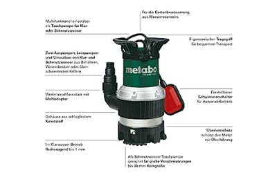 Metabo Combi-dompelpomp TPS 16000 S Combi - 0251600000 - thumbnail