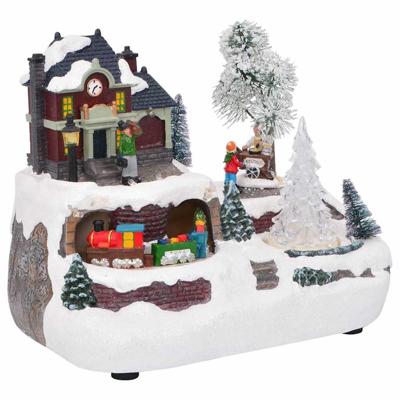 Kerst Tafeldecoratie Multikleur 23.5 x 16 x 18.5 cm Kunststof