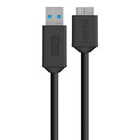 Belkin USB-A naar USB Micro-B kabel (USB 3.0, 0,9 m) zwart - thumbnail