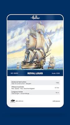 Heller 80892 Royal Louis Bouwpakket Schaal 1:200