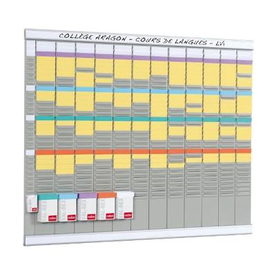 Weekplanner Nobo Zilverkleurig Aluminium - thumbnail