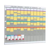 Weekplanner Nobo Zilverkleurig Aluminium - thumbnail