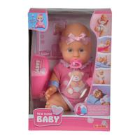 New Born Baby pop met accessoires, 4dlg. - thumbnail