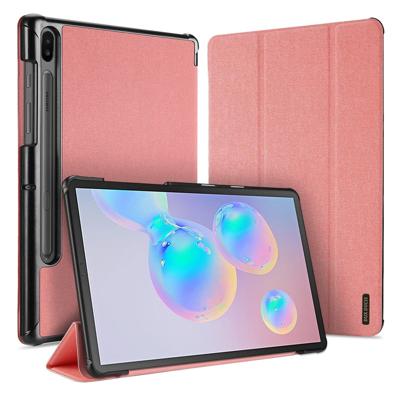 Samsung Galaxy Tab S6 Hoes Rose Tri-Fold Samsung Galaxy Tab S6 Hoes Rose Tri-Fold