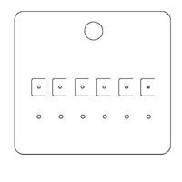 Byoux-kaartje type 20 - bxh 85x78 mm - thumbnail