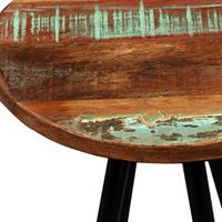 Barkrukken 4 st massief gerecycled hout - thumbnail