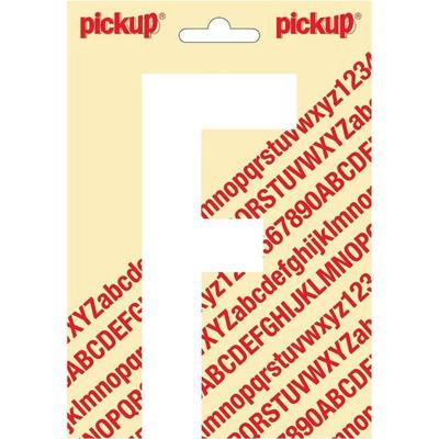 Plakletter Nobel Sticker letter F wit Pickup - Pickup
