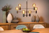 Lucide LEANNE - Hanglamp - 6xE27 - Zwart - thumbnail