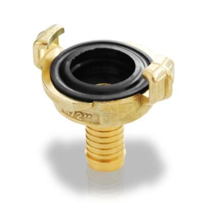 Geka messing klauwkoppeling - met slangpilaar - 13 mm - 1/2 inch