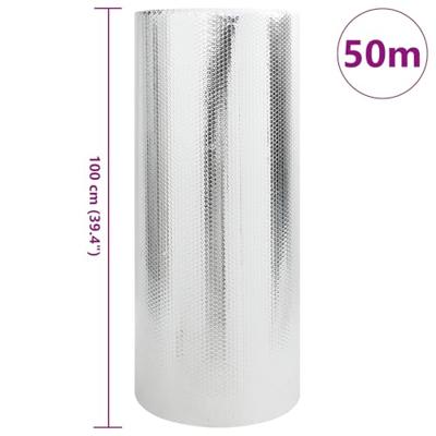 Radiatorfolie Zilver 1 x 50 m Aluminium
