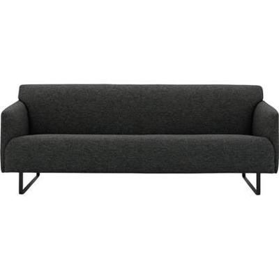 Goossens Excellent Bank Montreal bruin, stof, 3-zits, modern design