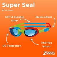 Zwembril Zoggs 461327-RDBL-TBL Rood Één maat - thumbnail