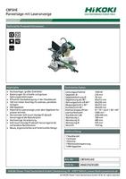 Hikoki C8FSHE UAZ AFKORTZAAGMACHINE - C8FSHEUAZ - thumbnail