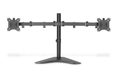 Digitus DA-90401 Monitor-tafelbeugel Aantal monteerbare displays: 2 Display(s) 38,1 cm (15) - 81,3 cm (32) Zwart, Zwart (mat) Draaibaar, In hoogte verstelbaar,