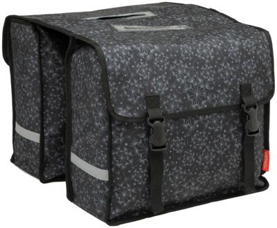 Newlooxs New looxs cameo fietstas dubbel tara zwart