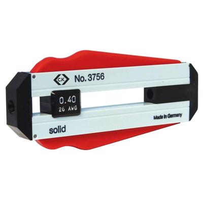 C.K T3756 40 Draadstripper Geschikt voor: PVC-draden, PTFE-draden 0.40 mm (max) C.K T3756 40 Draadstripper Geschikt voor: PVC-draden, PTFE-draden 0.40 mm (max)