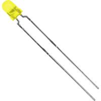 Vishay TLHY4400 Bedrade LED Geel Rond 3 mm 10 mcd 60 ° 30 mA 2.4 V - thumbnail