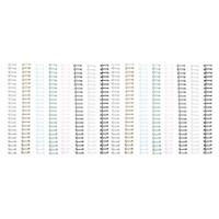 Vaessen Creative • bind easy metalen bindruggen 16mm 2:1 regenboog mix 16st. - thumbnail