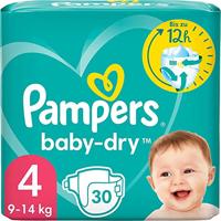 Pampers Pampers Baby Dry Gr.4 Maxi 9-14kg 30 stuks - thumbnail