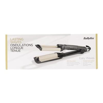 BaByliss EasyWaves Textuurtang Warm Zwart, Zilver 1,8 m - thumbnail