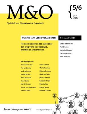 Twintig jaar Leren veranderen (themanummer M&O) - Gertjan de Groot - Paperback (9789462763814)