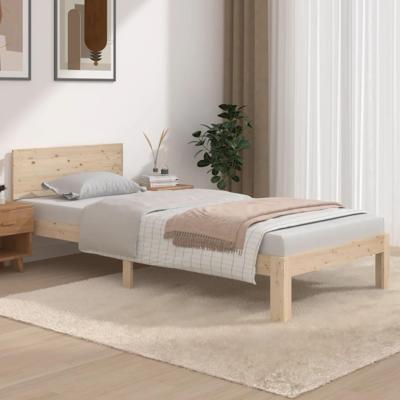 Bedframe massief grenenhout 90x200 cm