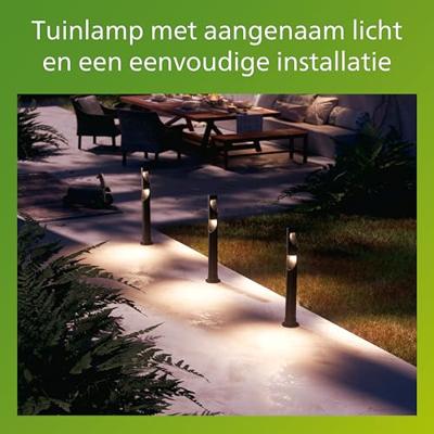 Philips LED 929004659701 Desi Staande LED-buitenlamp LED 4.5 W Zwart