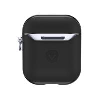 Valenta Leather Snap Case Apple Airpods Gen 1/2 Black - thumbnail