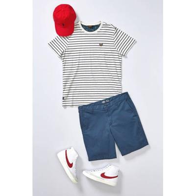 Short sleeve r-neck nap jersey yar egret