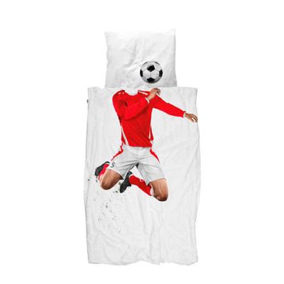 Snurk Snurk Soccer Champ Red Dekbedovertrek 140x200/220 cm