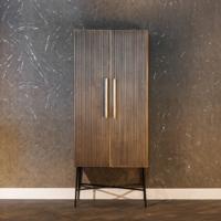 Richmond Opbergkast 'Ironville' 75 x 182cm, kleur Goud - thumbnail