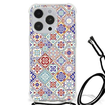 iPhone 14 Pro Anti-Shock Hoesje Tiles Color iPhone 14 Pro Anti-Shock Hoesje Tiles Color