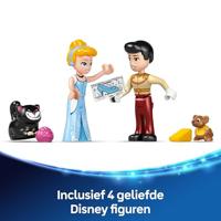 Lego Disney Princess 43275 Assepoesters Kasteel en Paardenkoets - thumbnail
