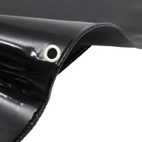 Dekzeil 650 g/m 1,5x10 m zwart - thumbnail