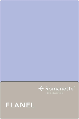 Romanette Romanette flanel laken licht blauw 150x260