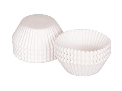 Patisse Cupcakevorm papier 200st 5cm wit
