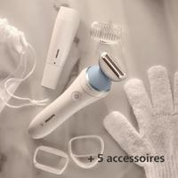 Philips BRL166/91 Snoerloze Lady Shaver Series 8000 Wit/Blauw - thumbnail