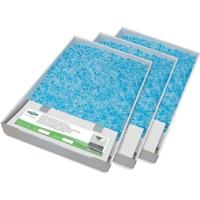 SCOOPFREE VERVANGINGSLADE MET BLUE CRYSTAL KATTENBAKVULLING 3 ST - thumbnail