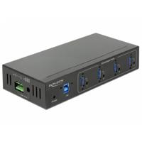 Delock 63309 USB 3.2 Gen 1-hub 4 poorten Zwart - thumbnail