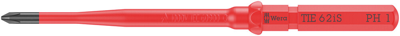 Wera Kraftform Kompakt VDE 62 iS PH 1 x 157 mm TIE Elektronica Kruiskop Verwisselbare kling 2.5 mm PH 1