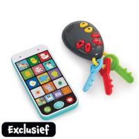 Little Lot muzikale mobiele telefoon en sleutel set - thumbnail